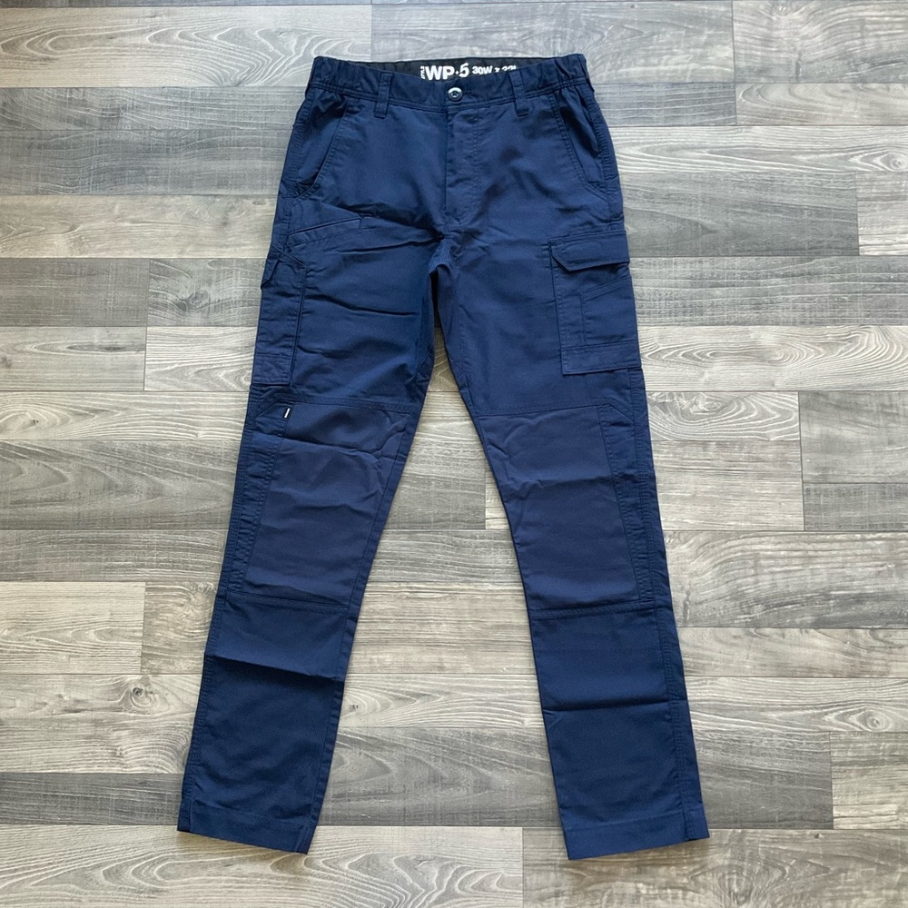 30x32 NWOT FXD WP-5 Lightweight Stretch Work Pants Men’s Navy Cargo CoolMax